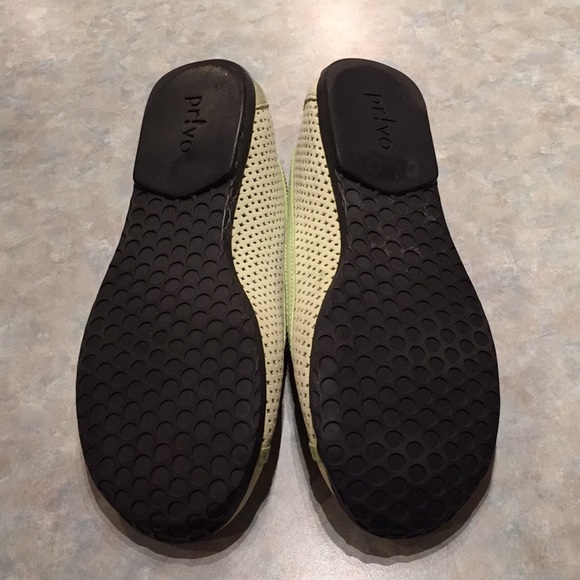 Privo light green leather flats - Picture 4 of 8